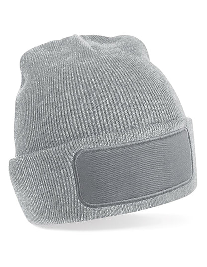 Beanie aus Polyacryl mit Baumwoll-Twill-Aufnäher