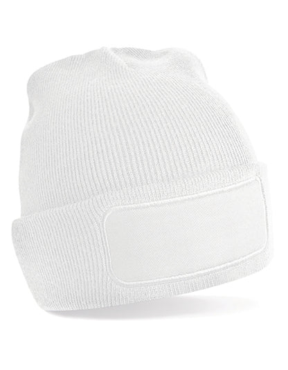 Beanie aus Polyacryl mit Baumwoll-Twill-Aufnäher