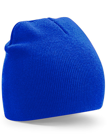 Beanie aus recyceltem Polyester von Beechfield – Produkt- und Farbansicht für Textildruck und Stickerei