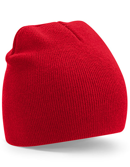Beanie aus recyceltem Polyester von Beechfield – Produkt- und Farbansicht für Textildruck und Stickerei