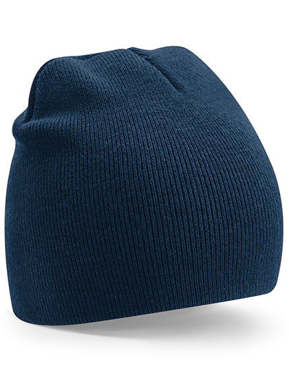 Beanie aus recyceltem Polyester von Beechfield – Produkt- und Farbansicht für Textildruck und Stickerei