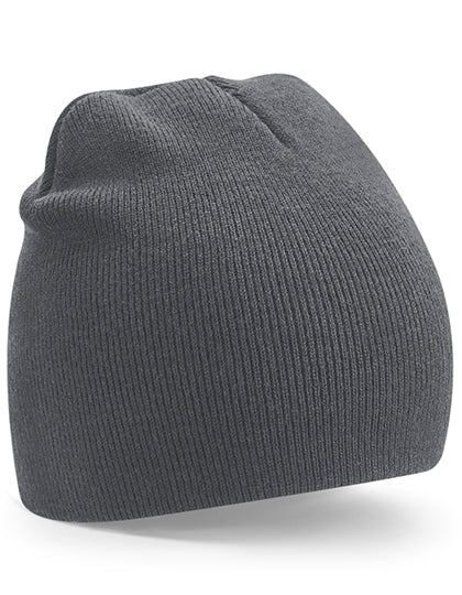 Beanie aus recyceltem Polyester von Beechfield – Produkt- und Farbansicht für Textildruck und Stickerei