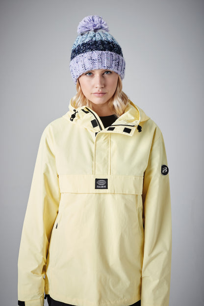 Bommelmütze im Zopfmuster-Design