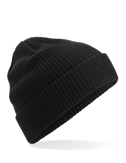 Beanie aus Bio-Baumwolle von Beechfield – Produkt- und Farbansicht für Textildruck und Stickerei
