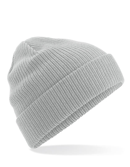 Beanie aus Bio-Baumwolle von Beechfield – Produkt- und Farbansicht für Textildruck und Stickerei