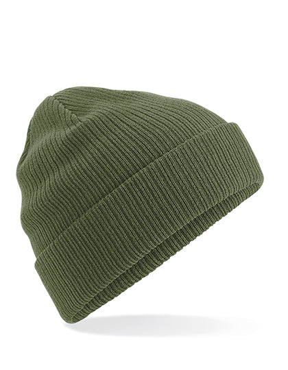 Beanie aus Bio-Baumwolle von Beechfield – Produkt- und Farbansicht für Textildruck und Stickerei