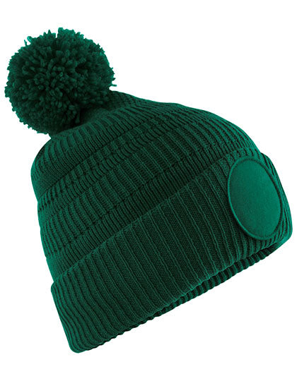 Fan Patch Beanie von Beechfield – Produkt- und Farbansicht für Textildruck und Stickerei