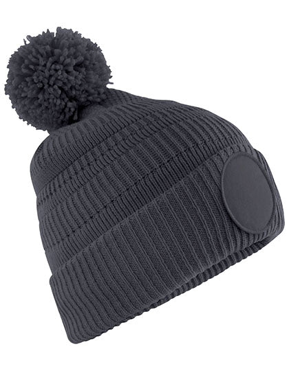 Fan Patch Beanie von Beechfield – Produkt- und Farbansicht für Textildruck und Stickerei
