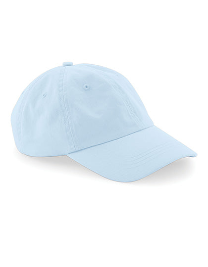 Low Profile Chino-Cap im 6-Panel-Design von Beechfield – Produkt- und Farbansicht für Textildruck und Stickerei