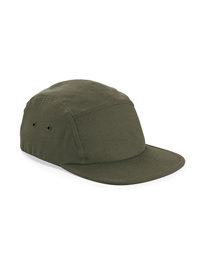 Canvas-Cap im 5-Panel-Design von Beechfield – Produkt- und Farbansicht für Textildruck und Stickerei