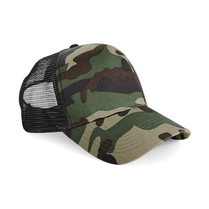 5-Panel-Netz-Cap mit Camouflage-Design