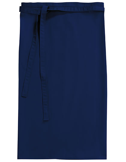 CG Workwear Bistro Apron Roma 80 GreeNature in Navy – mit Firmenlogo individualisierbar