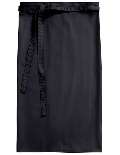 CG Workwear Bistro Apron Roma 80 GreeNature in Raven – mit Firmenlogo individualisierbar