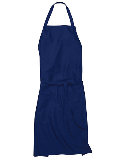 CG Workwear Bib Apron Verona 90 GreeNature in Navy – mit Firmenlogo individualisierbar