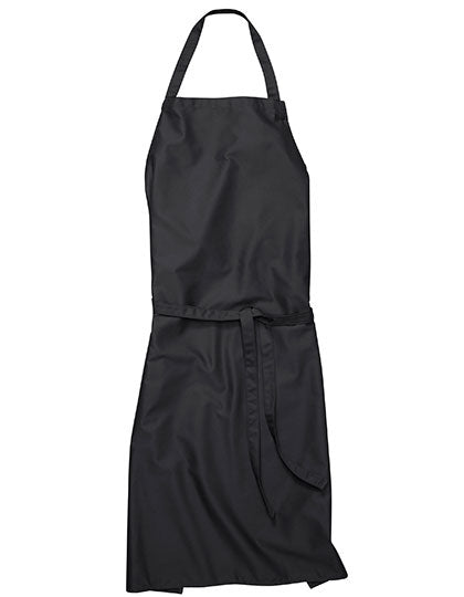 CG Workwear Bib Apron Verona 90 GreeNature in Raven – mit Firmenlogo individualisierbar
