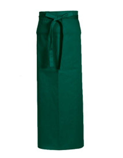 CG Workwear Slit Apron Milano 80 x 100 cm in Bottle Green – mit Firmenlogo individualisierbar