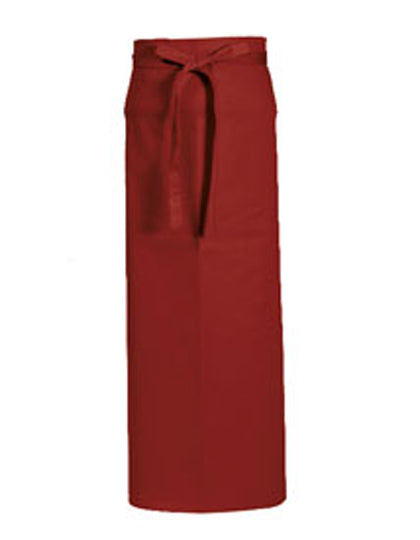 CG Workwear Slit Apron Milano 80 x 100 cm in Copper – mit Firmenlogo individualisierbar