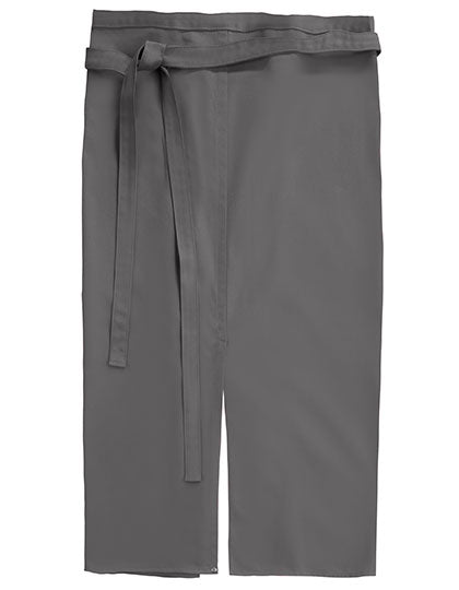 CG Workwear Slit Apron Milano 80 x 100 cm in Griffin – mit Firmenlogo individualisierbar