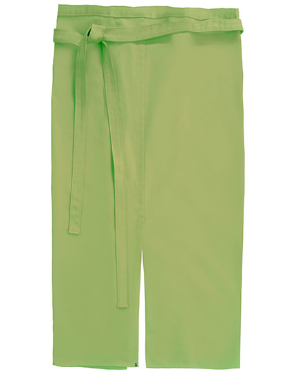 CG Workwear Slit Apron Milano 80 x 100 cm in Leaf – mit Firmenlogo individualisierbar