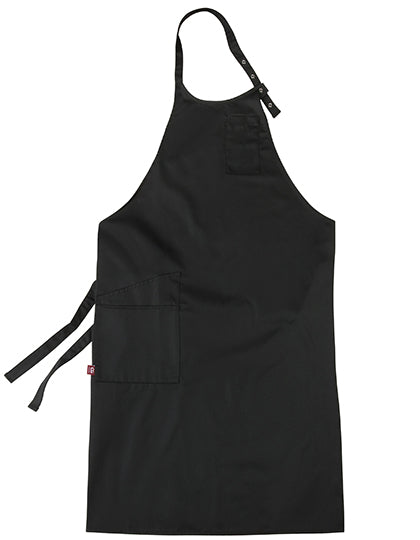 CG Workwear Apron Vittoria Classic in Black – mit Firmenlogo individualisierbar