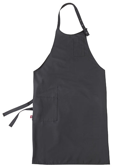 CG Workwear Apron Vittoria Classic in Raven – mit Firmenlogo individualisierbar