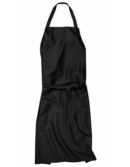 CG Workwear Bib Apron Verona Bag 110 x 75 cm in Black – mit Firmenlogo individualisierbar