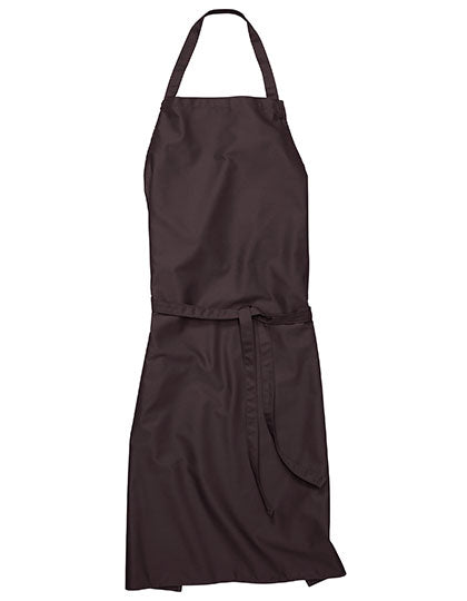 CG Workwear Bib Apron Verona Bag 110 x 75 cm in Chocolate – mit Firmenlogo individualisierbar