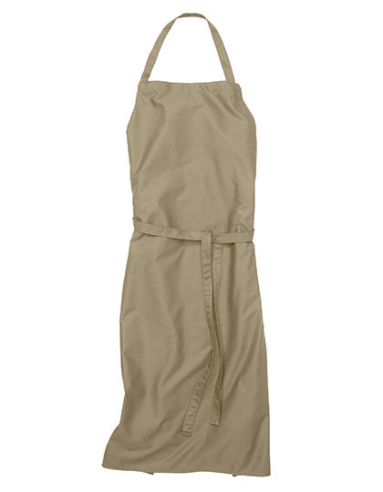 CG Workwear Bib Apron Verona Bag 110 x 75 cm in Khaki – mit Firmenlogo individualisierbar