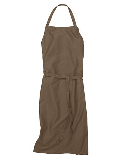 CG Workwear Bib Apron Verona Bag 110 x 75 cm in Taupe – mit Firmenlogo individualisierbar