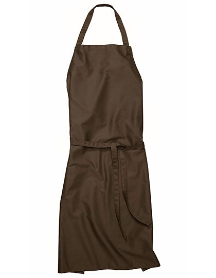 CG Workwear Bib Apron Verona Bag 110 x 75 cm in Toffee – mit Firmenlogo individualisierbar