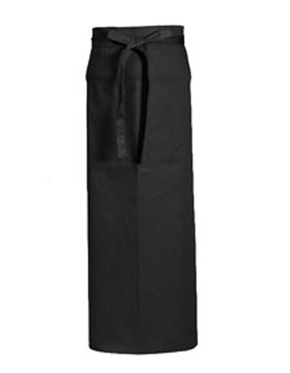 CG Workwear Bistro Apron Roma 100 x 100 cm in Black – mit Firmenlogo individualisierbar