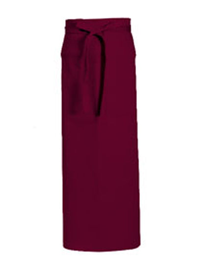 CG Workwear Bistro Apron Roma 100 x 100 cm in Cherry – mit Firmenlogo individualisierbar