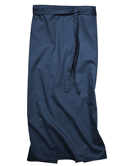 CG Workwear Bistro Apron Roma 100 x 100 cm in Dark Blue – mit Firmenlogo individualisierbar