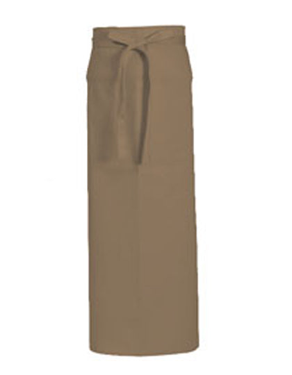 CG Workwear Bistro Apron Roma 100 x 100 cm in Khaki – mit Firmenlogo individualisierbar