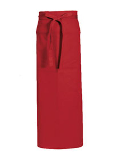 CG Workwear Bistro Apron Roma 100 x 100 cm in Red – mit Firmenlogo individualisierbar