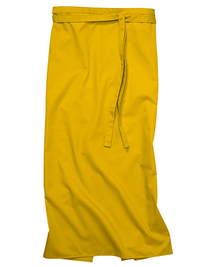 CG Workwear Bistro Apron Roma 100 x 100 cm in Sunshine – mit Firmenlogo individualisierbar