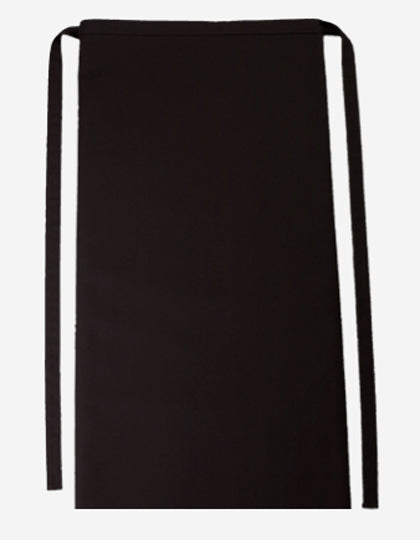 CG Workwear Bistro Apron Roma 80 in Black – mit Firmenlogo individualisierbar
