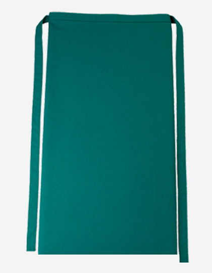 CG Workwear Bistro Apron Roma 80 in Bottle Green – mit Firmenlogo individualisierbar