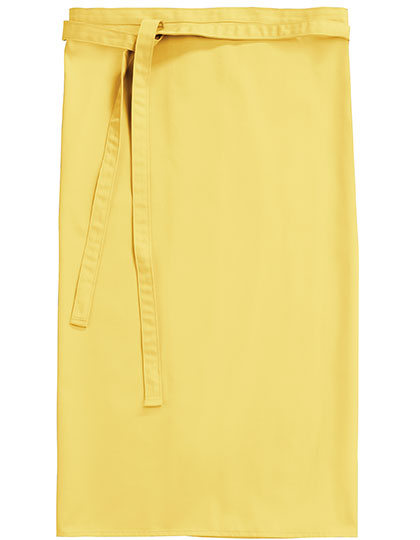 CG Workwear Bistro Apron Roma 80 in Curry – mit Firmenlogo individualisierbar