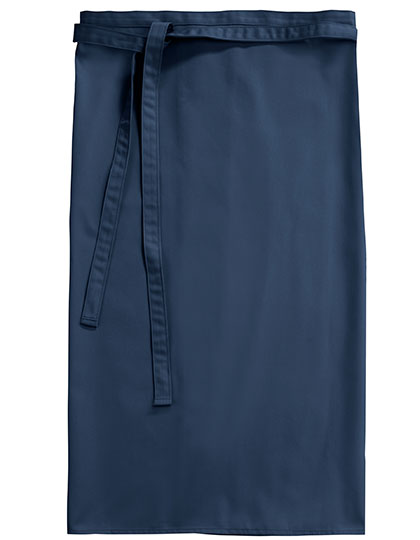 CG Workwear Bistro Apron Roma 80 in Dark Blue – mit Firmenlogo individualisierbar