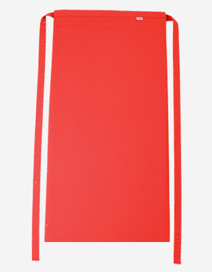 CG Workwear Bistro Apron Roma 80 in Red – mit Firmenlogo individualisierbar