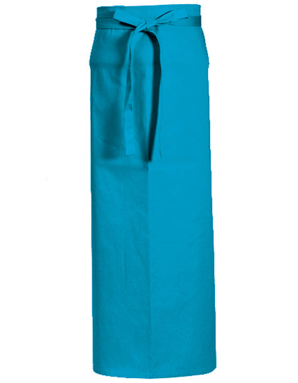 CG Workwear Bistro Apron Roma 80 in Turquoise – mit Firmenlogo individualisierbar