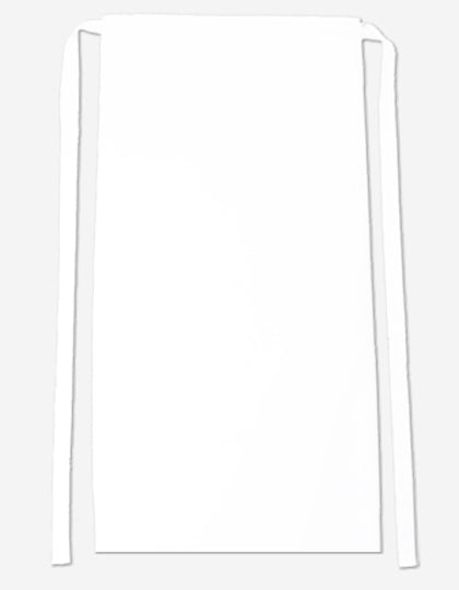 CG Workwear Bistro Apron Roma 80 in White – mit Firmenlogo individualisierbar