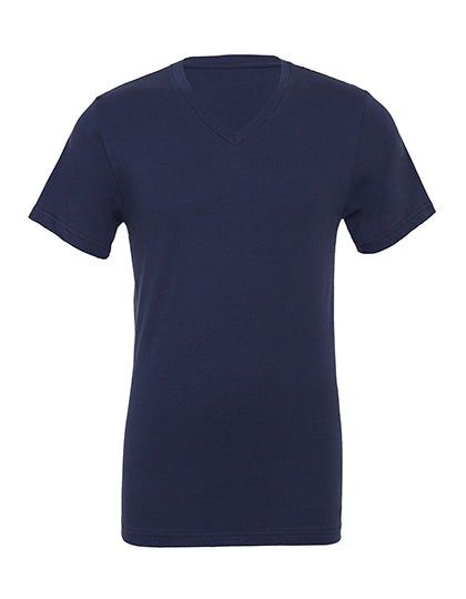 Unisex Jersey Short Sleeve V-Neck Tee von Bella + Canvas – Produkt- und Farbansicht für Textildruck und Stickerei