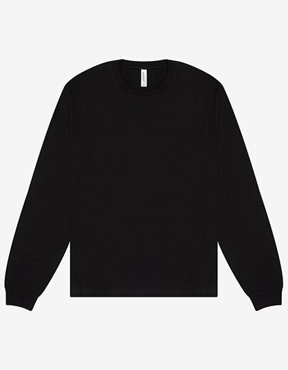 Unisex Heavyweight Long Sleeve Tee von Canvas – Produkt- und Farbansicht für Textildruck und Stickerei