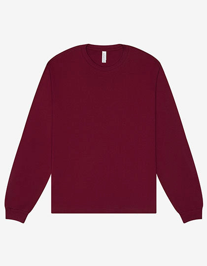 Unisex Heavyweight Long Sleeve Tee von Canvas – Produkt- und Farbansicht für Textildruck und Stickerei