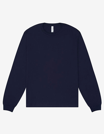 Unisex Heavyweight Long Sleeve Tee von Canvas – Produkt- und Farbansicht für Textildruck und Stickerei