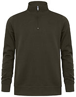 Promodoro Unisex-Troyer mit Seitentaschen in Khaki – mit Firmenlogo individualisierbar
