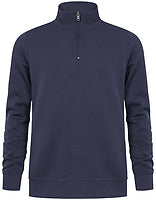 Promodoro Unisex-Troyer mit Seitentaschen in Navy – mit Firmenlogo individualisierbar