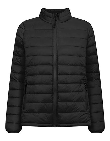 Promodoro Women´s Padded Jacket in Black – mit Firmenlogo individualisierbar